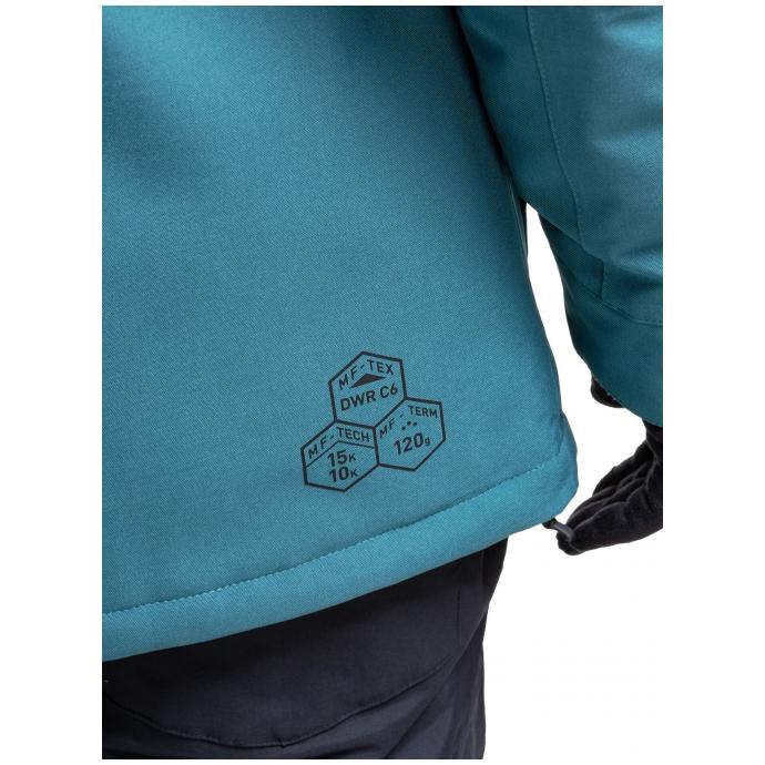 Сноубордическая куртка MEATFLY VERTIGO - VERTIGO-1-TEAL BLUE - Цвет Синий - Фото 7