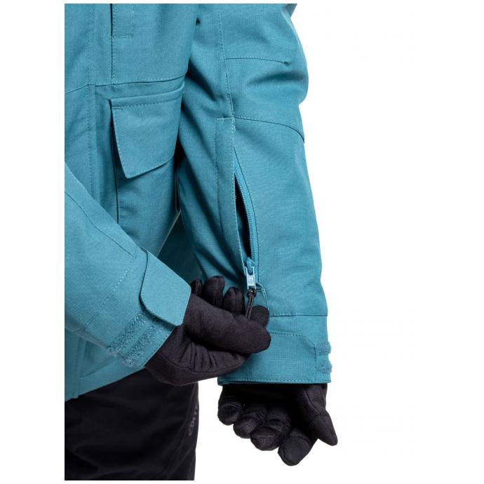 Сноубордическая куртка MEATFLY VERTIGO - VERTIGO-1-TEAL BLUE - Цвет Синий - Фото 10
