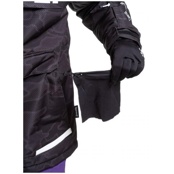 Сноубордическая куртка MEATFLY ZENITH - ZENITH-3-MORPH BLACK - Цвет Черный - Фото 6