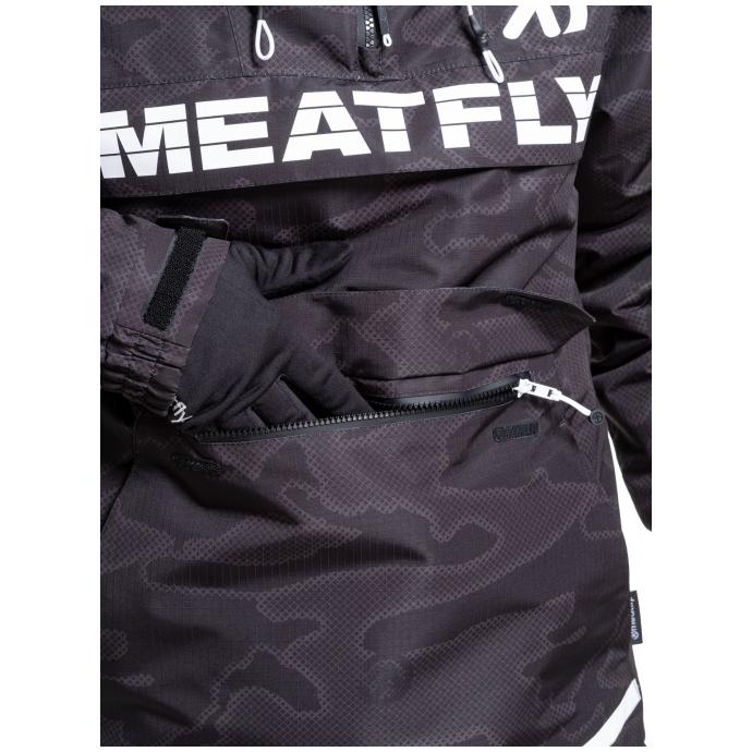 Сноубордическая куртка MEATFLY ZENITH - ZENITH-3-MORPH BLACK - Цвет Черный - Фото 11