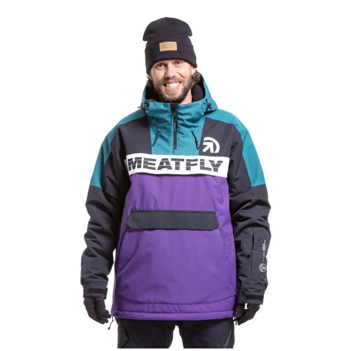 Сноубордическая куртка MEATFLY ZENITH - ZENITH-2-PETUNIA - Цвет Фиолетовый - Фото 4