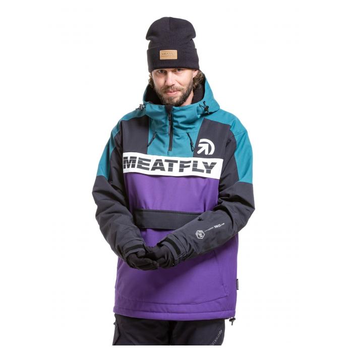 Сноубордическая куртка MEATFLY ZENITH - ZENITH-2-PETUNIA - Цвет Фиолетовый - Фото 5