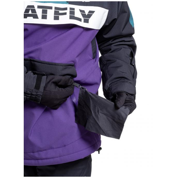 Сноубордическая куртка MEATFLY ZENITH - ZENITH-2-PETUNIA - Цвет Фиолетовый - Фото 7