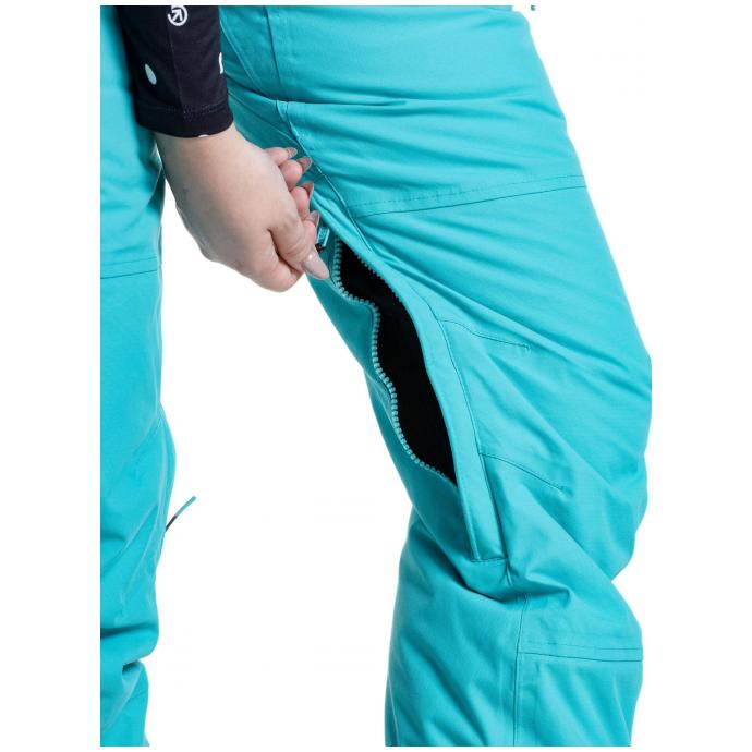 Сноубордические брюки MEATFLY «FOXY PANTS»  - FOXY-2-TURQUOISE - Цвет Бирюзовый - Фото 5