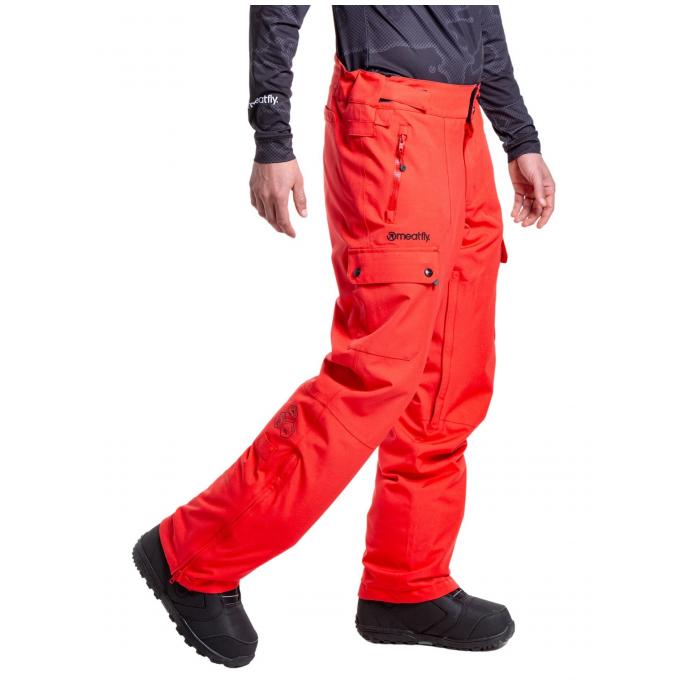 Сноубордические брюки MEATFLY «GARY»  - GARY-1-FERRARI RED - Цвет Красный - Фото 4