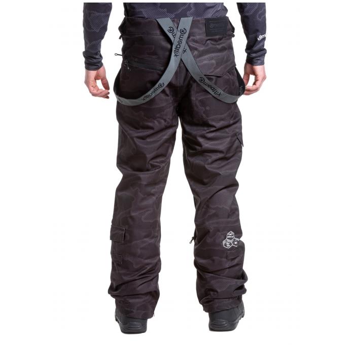 Сноубордические брюки MEATFLY «GHOST PANTS»  - GHOST-1-MORPH BLACK - Цвет Черный - Фото 2