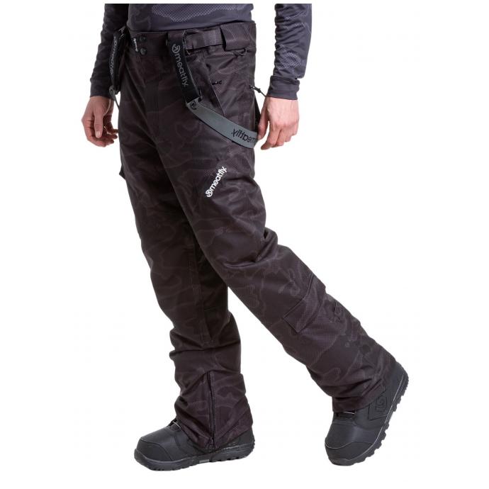 Сноубордические брюки MEATFLY «GHOST PANTS»  - GHOST-1-MORPH BLACK - Цвет Черный - Фото 3