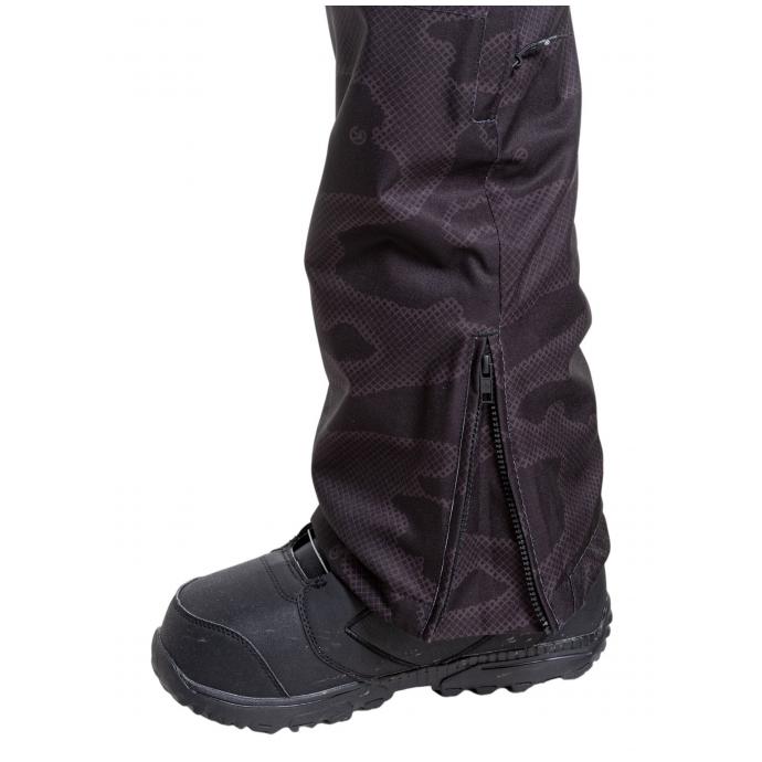 Сноубордические брюки MEATFLY «GHOST PANTS»  - GHOST-1-MORPH BLACK - Цвет Черный - Фото 5