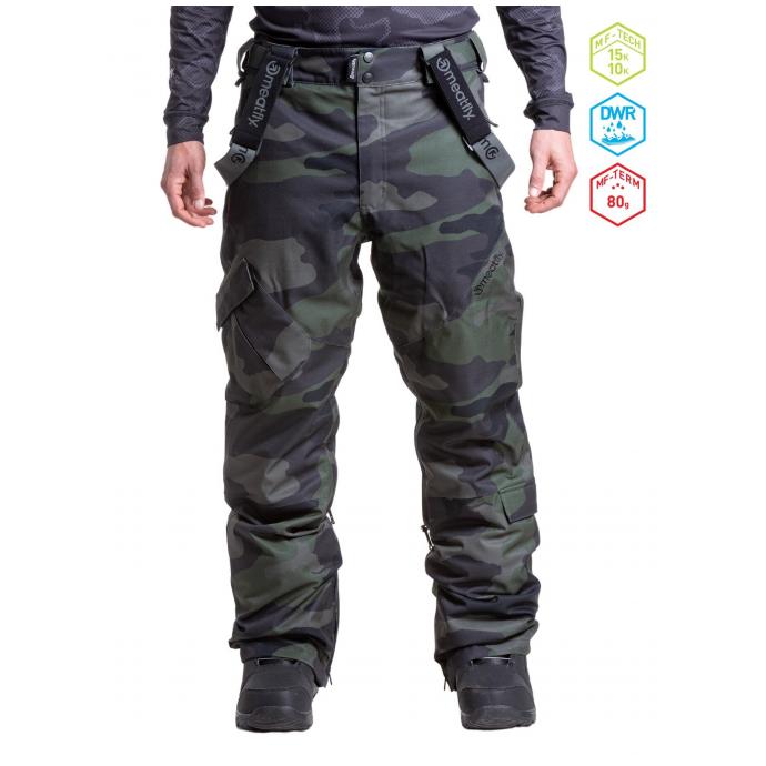 Сноубордические брюки MEATFLY «GHOST PANTS»  - GHOST-5-RAMPAGE CAMO - Цвет CAMO/BROSE - Фото 1