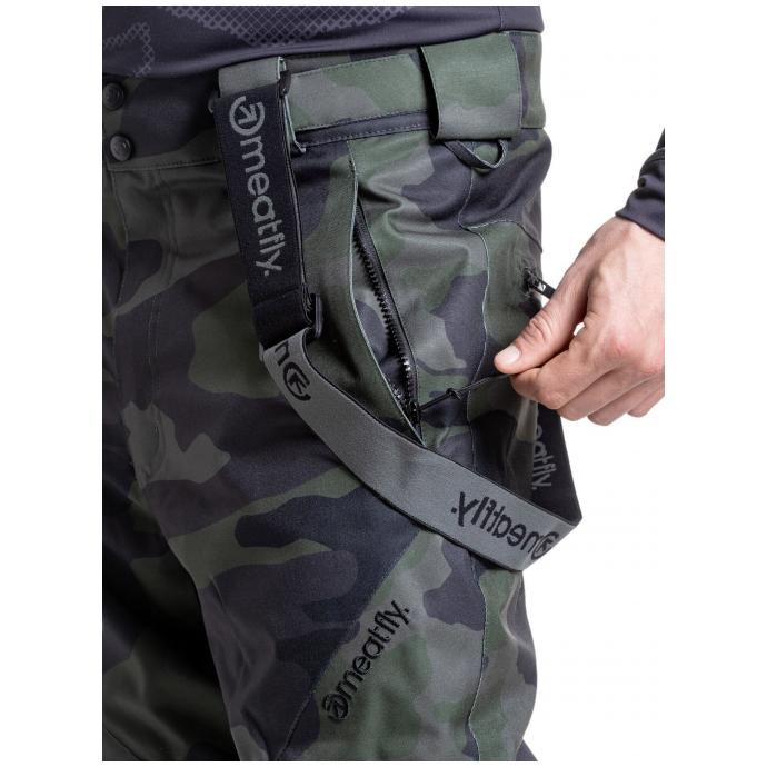 Сноубордические брюки MEATFLY «GHOST PANTS»  - GHOST-5-RAMPAGE CAMO - Цвет CAMO/BROSE - Фото 4