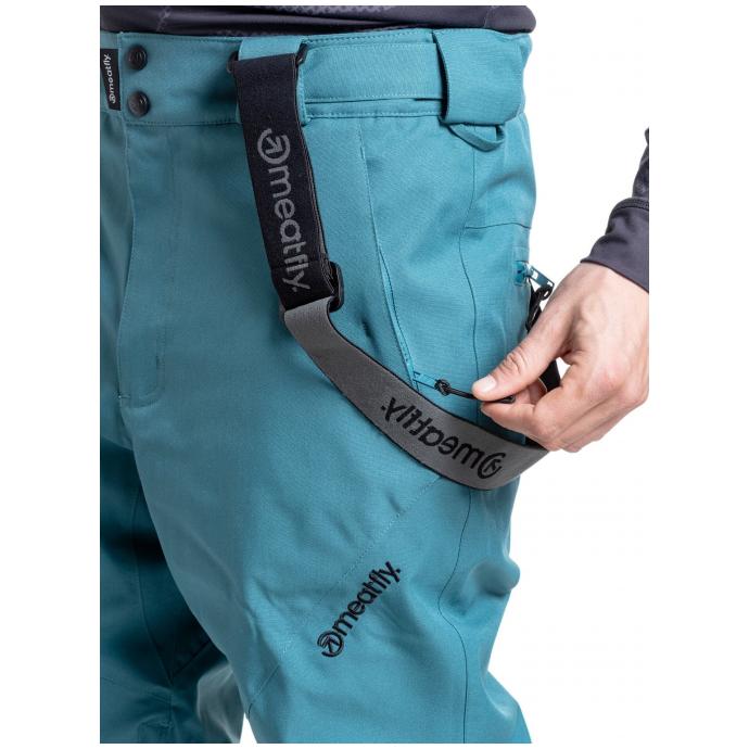 Сноубордические брюки MEATFLY «GHOST PANTS»  - GHOST-3-TEAL BLUE - Цвет Бирюзовый - Фото 4