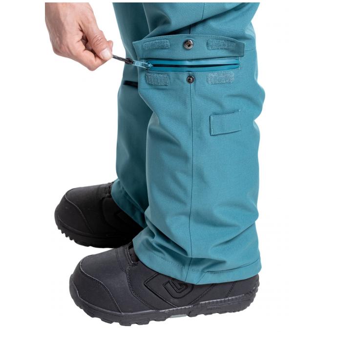 Сноубордические брюки MEATFLY «GHOST PANTS»  - GHOST-3-TEAL BLUE - Цвет Бирюзовый - Фото 6