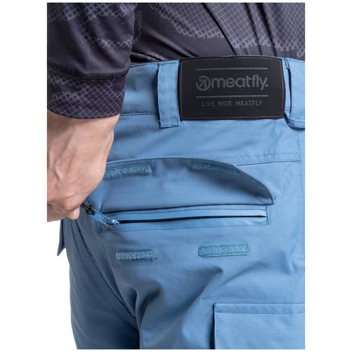 СНОУБОРДИЧЕСКИЕ БРЮКИ MEATFLY «OGGY PANTS» - OGGY-4-Slate Blue - Цвет Голубой - Фото 6