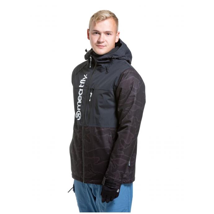 Сноубордическая куртка MEATFLY «MANIFOLD» - MANIFOLD-1-Black - Цвет Черный - Фото 4
