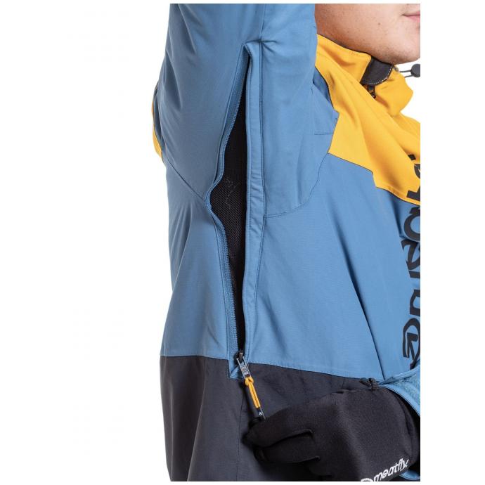Сноубордическая куртка MEATFLY «MANIFOLD» - MANIFOLD-2-SLATE BLUE/BLACK - Цвет Черный, Синий - Фото 8