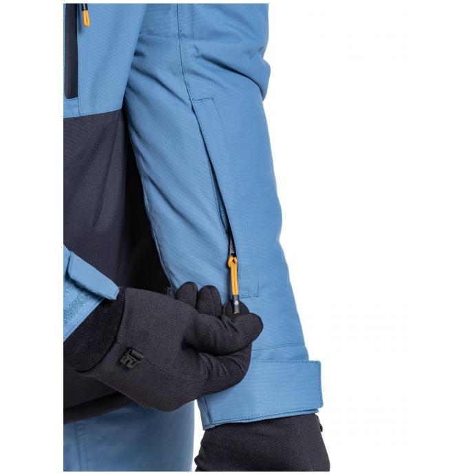 Сноубордическая куртка MEATFLY «MANIFOLD» - MANIFOLD-2-SLATE BLUE/BLACK - Цвет Черный, Синий - Фото 10