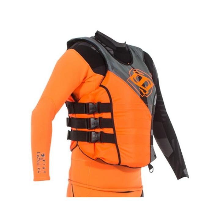 Водный жилет Jetpilot Matrix 2 Race Camo 50N, страховочный, нейлоновый с ПВХ - 16013 Orange - Цвет Оранжевый - Фото 1