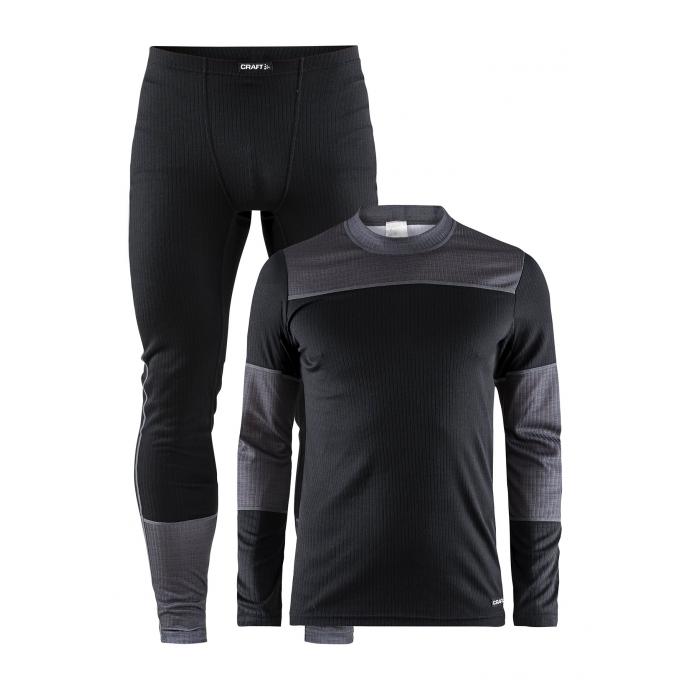 1905332/999975 Комплект BASELAYER - 1905332-BASELAYER-999975 - Цвет темно-серый - Фото 1