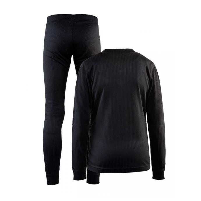 Комплект CRAFT Baselayer - 1905355/999000 CRAFT Baselayer JR Black - Цвет Черный - Фото 2