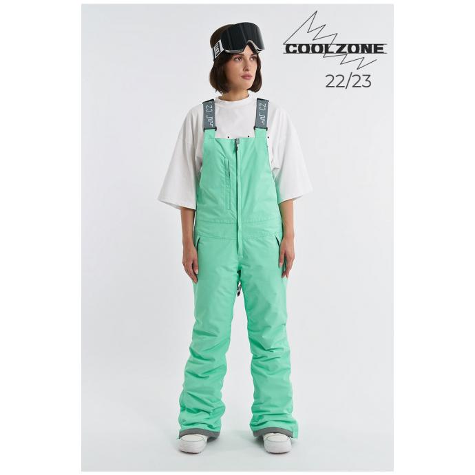 ЖЕНСКИЙ ПОЛУКОМБИНЕЗОН  COOL ZONE LUNA - PK1103/54-Mint - Цвет Зеленый - Фото 1