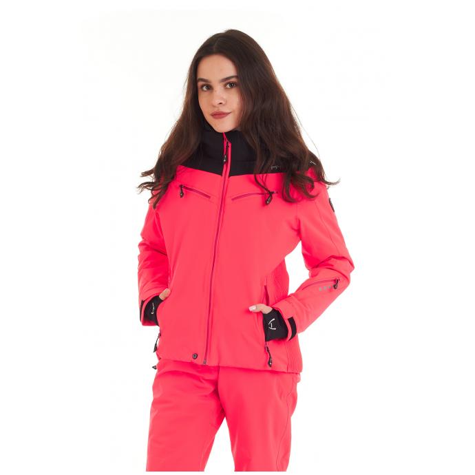 Горнолыжная куртка премиум-класса HYRA «MATT» - HLG1252-Bright Pink/Black - Цвет Розовый - Фото 1