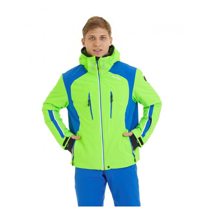 Горнолыжная куртка премиум-класса HYRA «MAYRBERG» - HMG1208-Green Geko/Blue - Цвет Зеленый - Фото 1