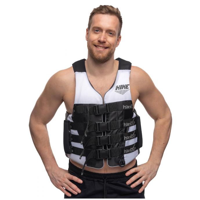 Спасательный жилет красный с ручками hikeXp RXP Ultimate Black/Red - 100305-Black/White  - Цвет Белый - Фото 2