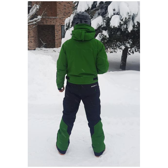 МУЖСКОЙ СНОУБОРДИЧЕСКИЙ КОМБИНЕЗОН RUNNING SPORT - 8866-4-Green - Цвет Зеленый - Фото 7