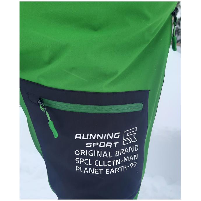 МУЖСКОЙ СНОУБОРДИЧЕСКИЙ КОМБИНЕЗОН RUNNING SPORT - 8866-4-Green - Цвет Зеленый - Фото 10