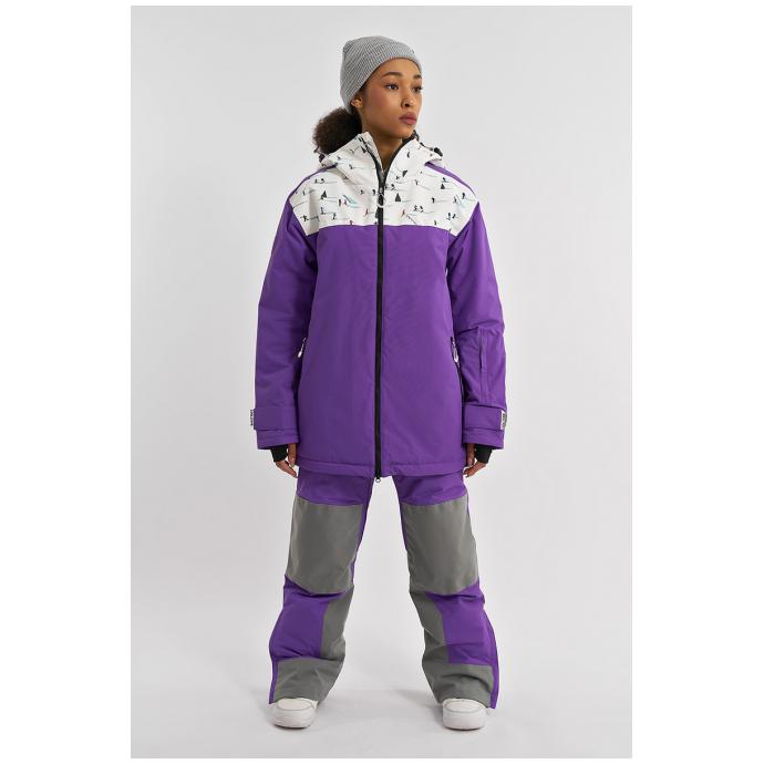 Куртка унисекс COOL ZONE YETI  - KU4113/57/53-Purple - Цвет Фиолетовый - Фото 1