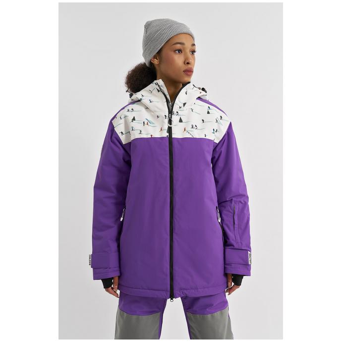 Куртка унисекс COOL ZONE YETI  - KU4113/57/53-Purple - Цвет Фиолетовый - Фото 2