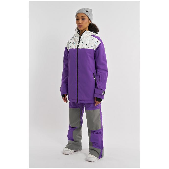 Куртка унисекс COOL ZONE YETI  - KU4113/57/53-Purple - Цвет Фиолетовый - Фото 3