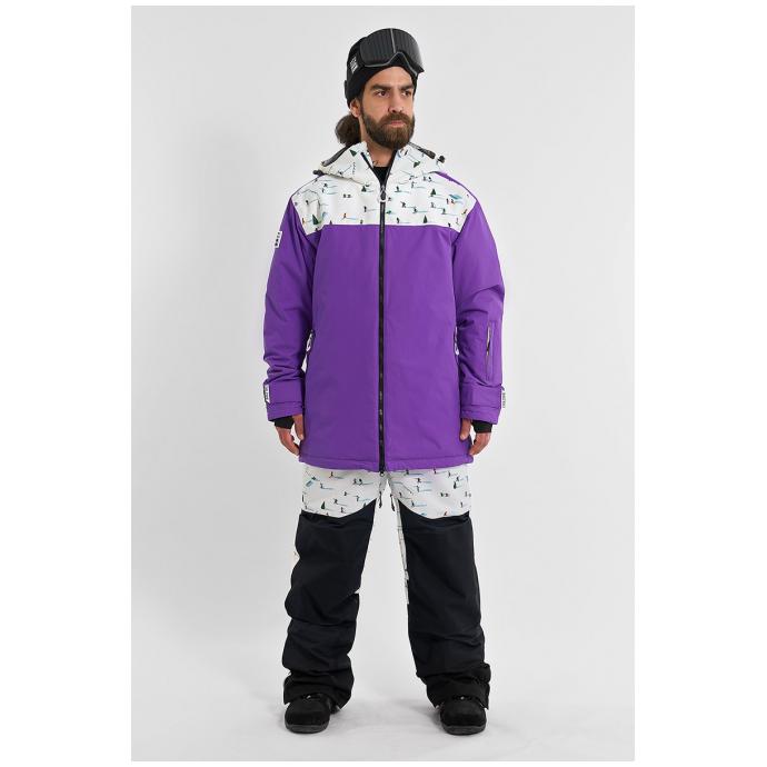 Куртка унисекс COOL ZONE YETI  - KU4113/51/48-Purple - Цвет Фиолетовый - Фото 1