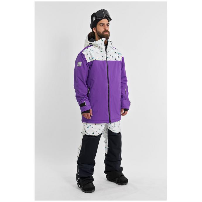 Куртка унисекс COOL ZONE YETI  - KU4113/51/48-Purple - Цвет Фиолетовый - Фото 3