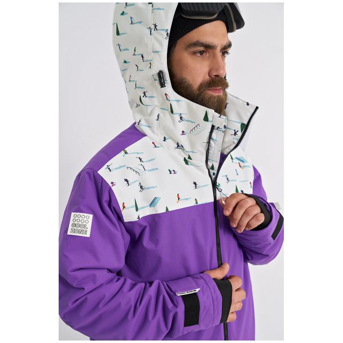 Куртка унисекс COOL ZONE YETI  - KU4113/51/48-Purple - Цвет Фиолетовый - Фото 4