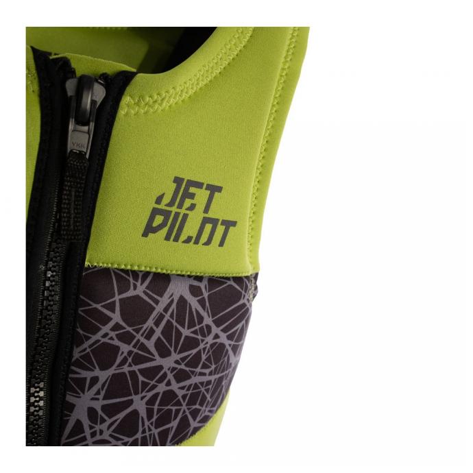 Спасательный жилет неопрен мужской Jetpilot Recon FE Neo lime/black - 220360 - Цвет Зеленый - Фото 6