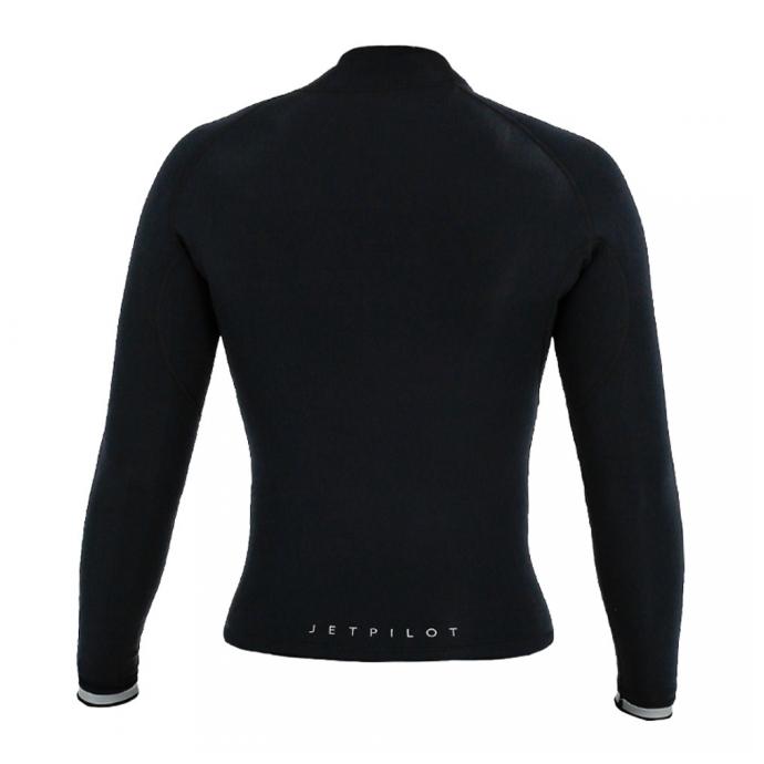 Гидрокуртка мужская Jetpilot Flight 2X2 LS FZ Jacket black S24 - 221290 - Цвет Черный - Фото 2