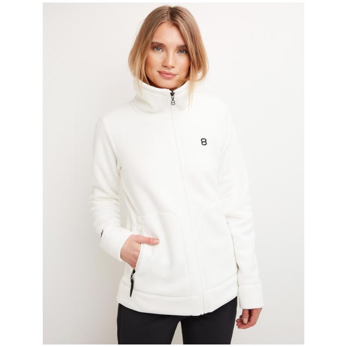 Толстовка женская 8848 Altitude Point W Fleece - 234902-Blanc - Цвет Белый - Фото 5