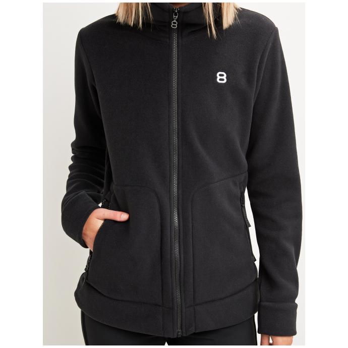 Толстовка женская 8848 Altitude Point W Fleece - 234908-Black - Цвет Черный - Фото 4