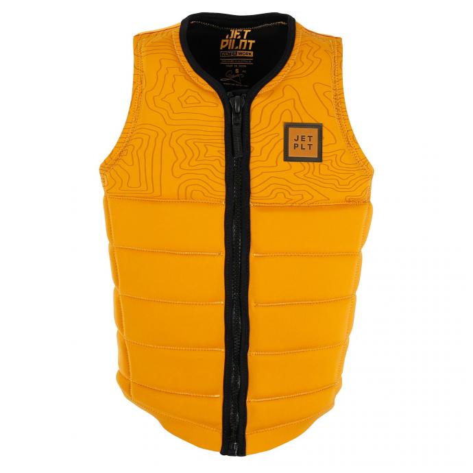 Спасательный жилет неопрен мужской Jetpilot X1 F/E Neo Vest FELIX caramel S24 - 240120 - Цвет Желтый - Фото 1