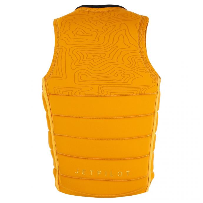Спасательный жилет неопрен мужской Jetpilot X1 F/E Neo Vest FELIX caramel S24 - 240120 - Цвет Желтый - Фото 2