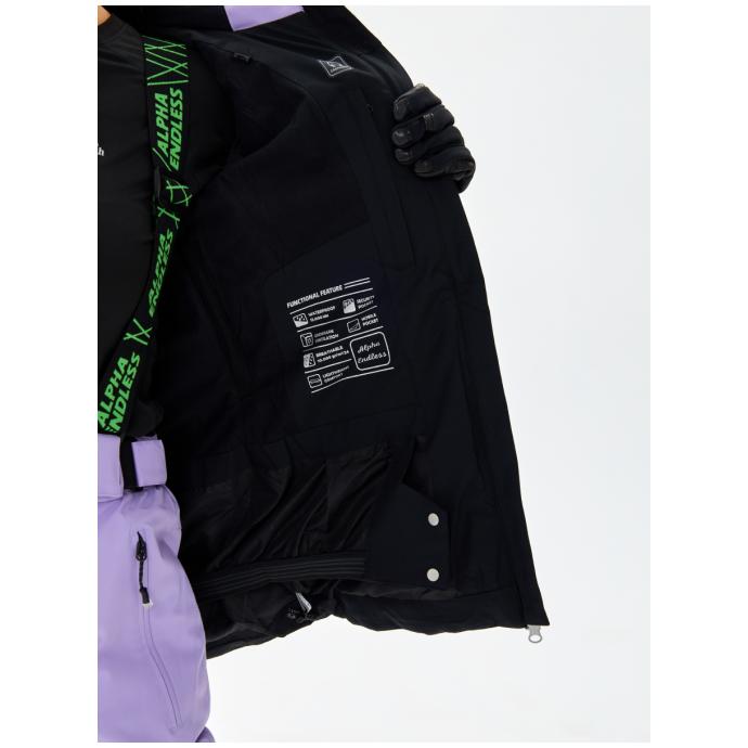 Женская горнолыжная / сноубордическая мембранная куртка Alpha Endless - 423/191_2 - Цвет Фиолетовый - Фото 3