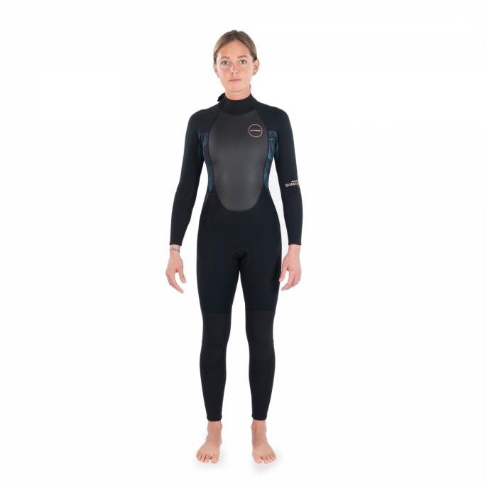 Гидрокостюм DAKINE Women's Quantum Back Zip Full Suit 3/2mm F/L Black/Grey - DK22W32QBZFL-Black/Grey - Цвет Черный - Фото 1