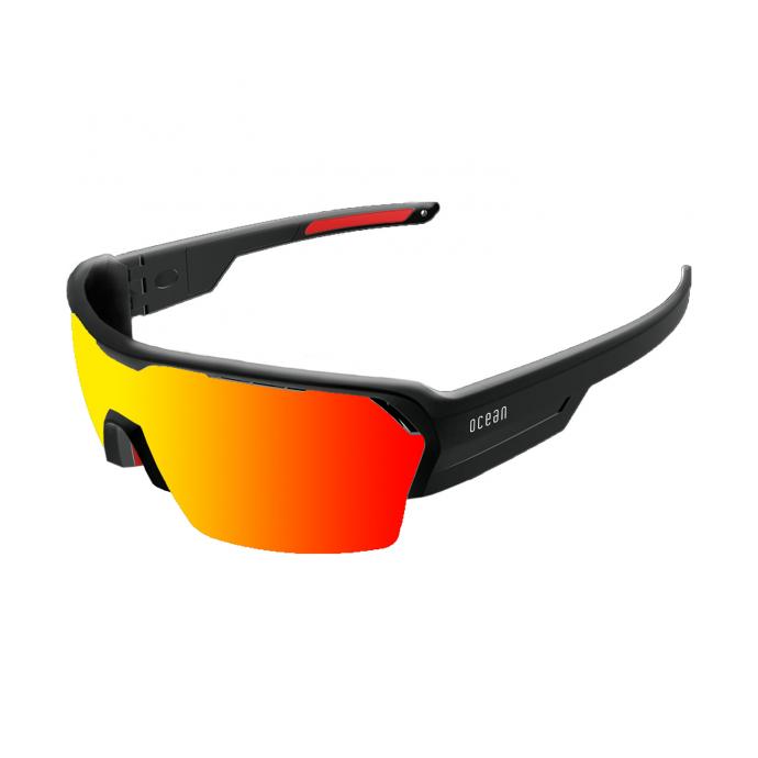 Спортивные очки OCEAN Race Black / Revo Orange Polarized lenses (STD) - 065248-Black / Revo Orange - Цвет Оранжевый - Фото 4