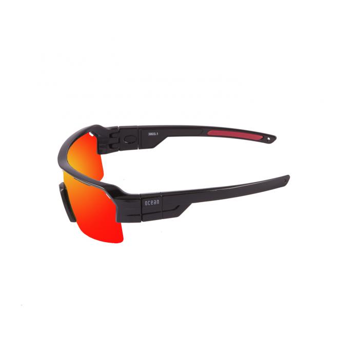 Спортивные очки OCEAN Race Black / Revo Orange Polarized lenses (STD) - 065248-Black / Revo Orange - Цвет Оранжевый - Фото 2