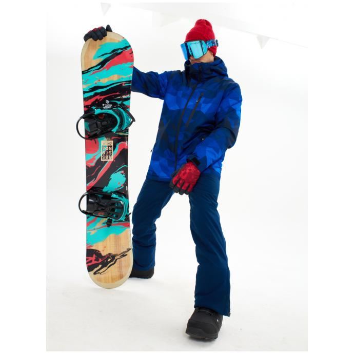 Мужская горнолыжная сноубордическая куртка Alpha Endless  - 423/248_2 - Цвет Голубой - Фото 3