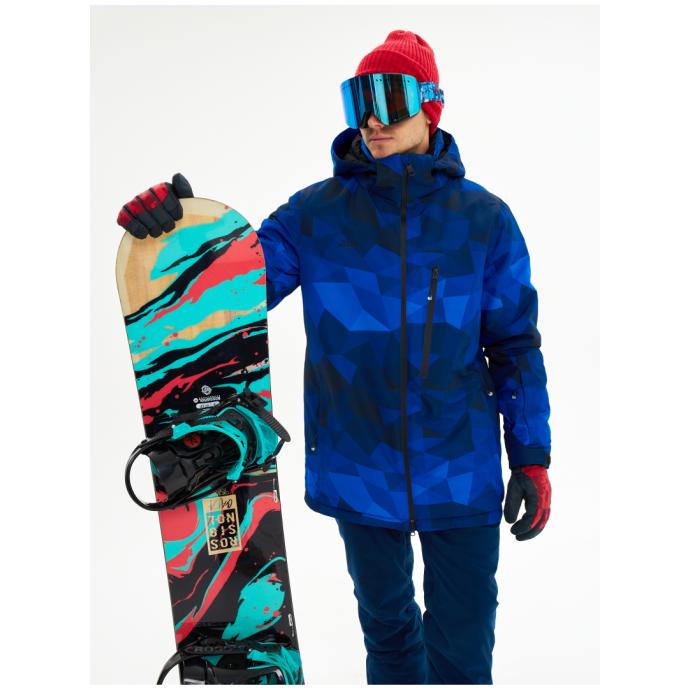Мужская горнолыжная сноубордическая куртка Alpha Endless  - 423/248_2 - Цвет Голубой - Фото 7