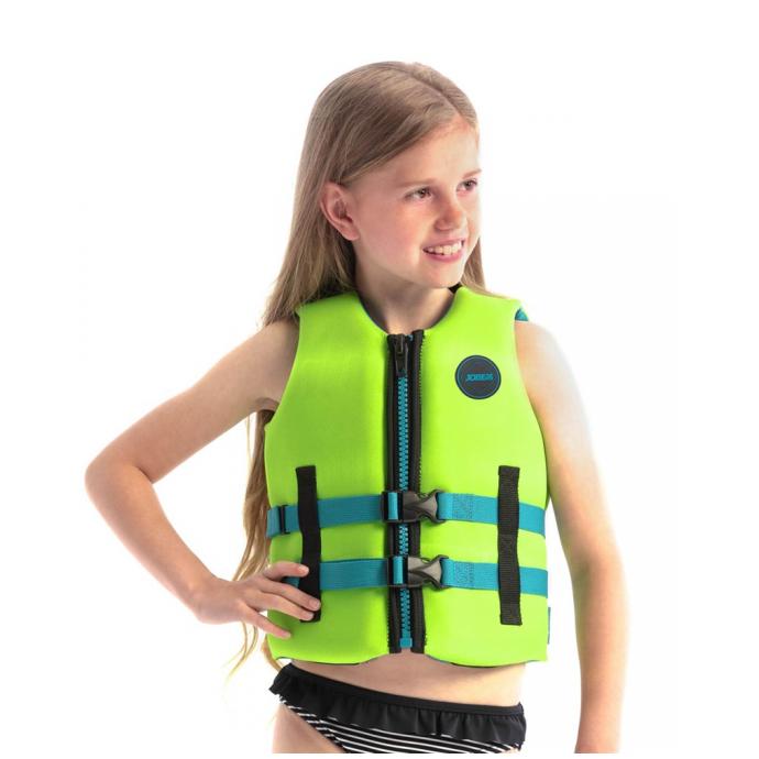 JOBE жилет водный дет NEOPRENE VEST YOUTH (SS21) - 244921013-LIME GREEN - Цвет LIME - Фото 1