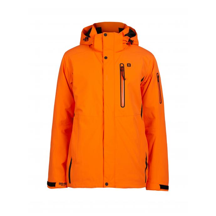 Горнолыжная (сноуборд) куртка 8848 Altitude «CASTOR»   - 4088-«CASTOR»-Orange - Цвет Оранжевый - Фото 2