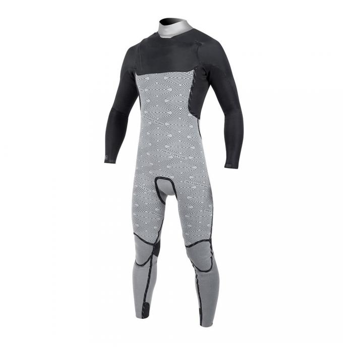 Гидрокостюм муж. NP Mission Fullsuit 3/2 FZ - 113316-000/2234-navy/yellow print - Цвет Темно-синий - Фото 4